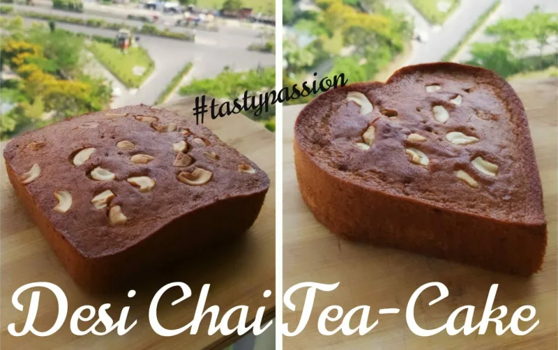 Eggless Chai Tea Cake