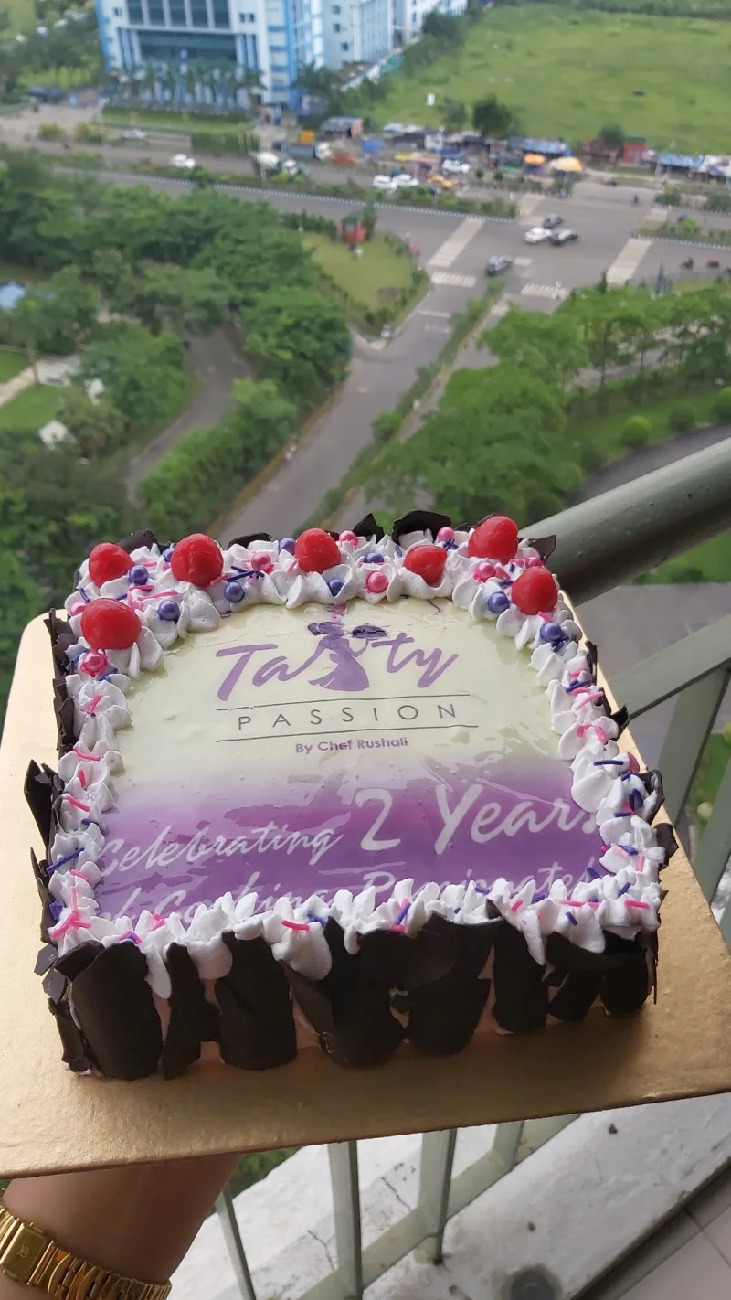 Black Forest Cake with Edible Photo